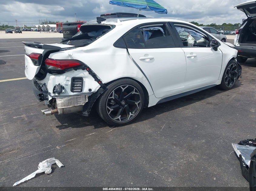 2025 Toyota Corolla VIN 5YFB4MCE2SP236783 IAAI salvage auction — SIDE, Certificate Of Destruction (Florida), sold $1,550 on 2026-07-30 (photo 4)