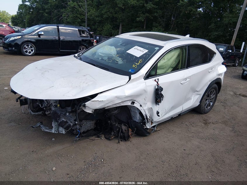 2020 Lexus Nx 300 VIN JTJDARBZ9L5011467 IAAI salvage auction — FRONT END, Salvage (Maryland), sold $1,100 on 2026-07-22 (photo 2)
