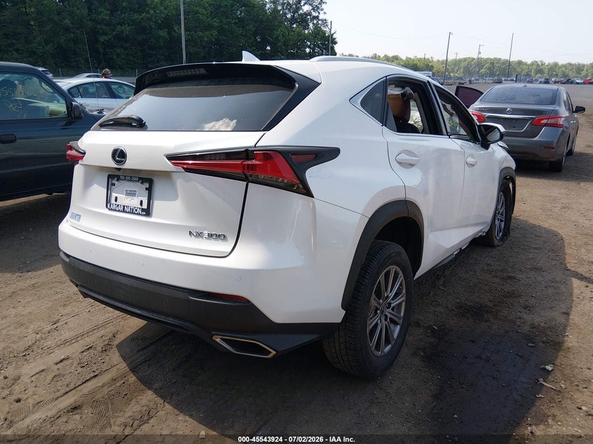 2020 Lexus Nx 300 VIN JTJDARBZ9L5011467 IAAI salvage auction — FRONT END, Salvage (Maryland), sold $1,100 on 2026-07-22 (photo 4)