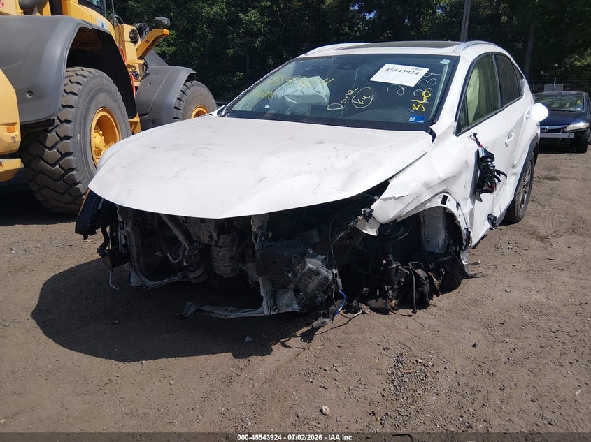 2020 Lexus Nx 300 VIN JTJDARBZ9L5011467 IAAI salvage auction — FRONT END, Salvage (Maryland), sold $1,100 on 2026-07-22 (photo 6)