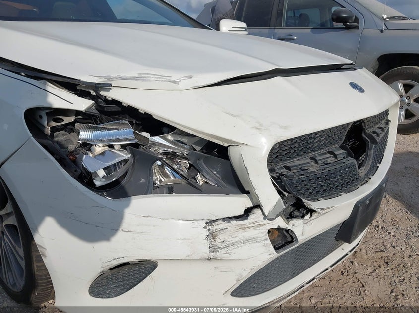 2018 Mercedes-benz Cla-klasse VIN WDDSJ4EB4JN550609 IAAI salvage auction — FRONT END, Salvage (Texas), sold $1,800 on 2026-07-29 (photo 6)
