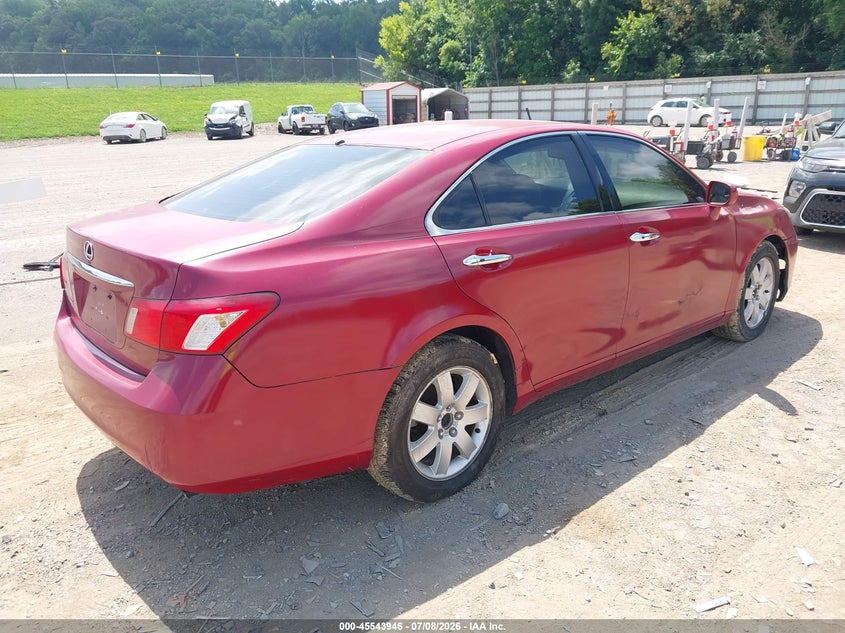 2009 Lexus Es 350 VIN JTHBJ46GX92329791 IAAI salvage auction — NORMAL WEAR, Clear (Tennessee), sold $925 on 2026-07-26 (photo 4)