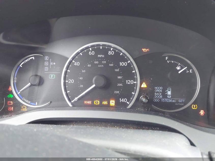 2013 Lexus VIN JTHKD5BH9D2132809 IAAI salvage auction — NORMAL WEAR, Clear (Washington), sold $3,200 on 2026-07-22 (photo 7)
