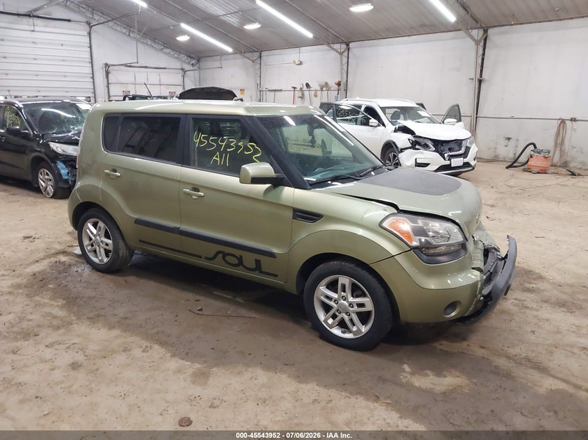 2011 Kia Soul VIN KNDJT2A25B7204214 IAAI salvage auction — FRONT END, Salvage (Pennsylvania), sold $250 on 2026-07-23 (photo 1)