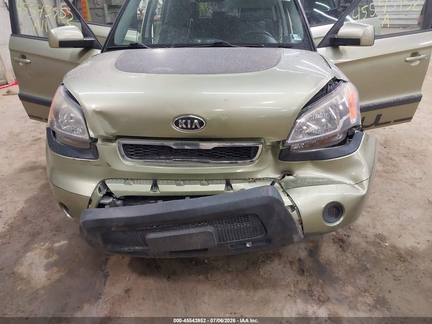 2011 Kia Soul VIN KNDJT2A25B7204214 IAAI salvage auction — FRONT END, Salvage (Pennsylvania), sold $250 on 2026-07-23 (photo 6)