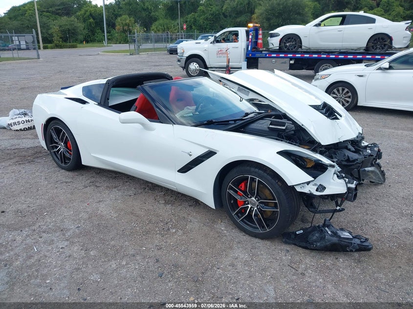 2017 Chevrolet Corvette VIN 1G1YB2D71H5111132 — IAAI salvage auction photo