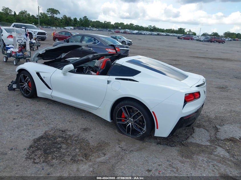 2017 Chevrolet Corvette VIN 1G1YB2D71H5111132 IAAI salvage auction — FRONT END, Salvage Title, sold $10,500 on 2026-08-28 (photo 3)