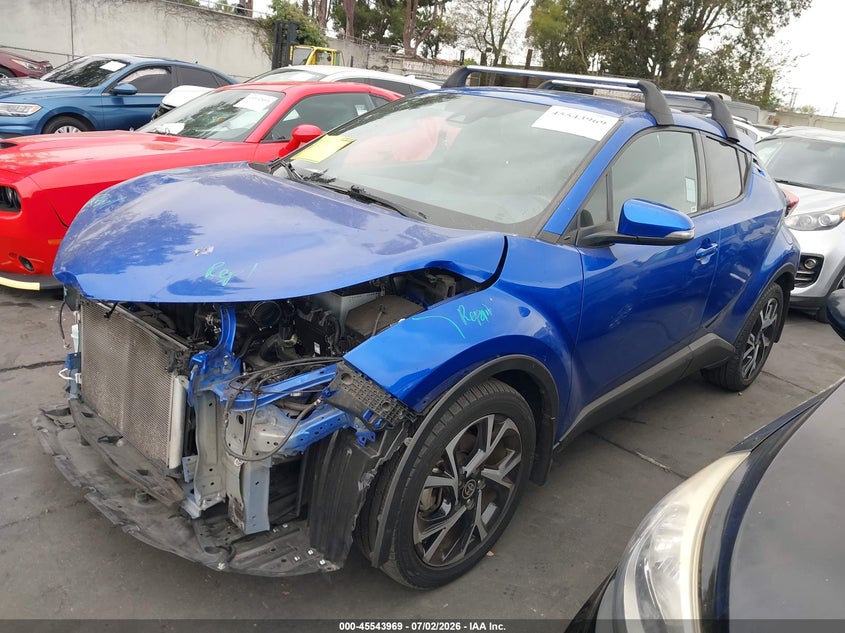 2021 Toyota C-hr VIN NMTKHMBXXMR138147 IAAI salvage auction — FRONT END, Salvage Certificate (California), sold $25 on 2026-07-22 (photo 2)