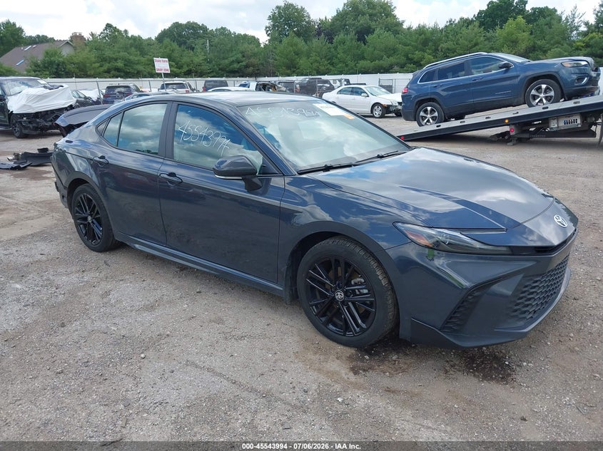 2025 Toyota Camry VIN 4T1DBADK4SU004573 IAAI salvage auction — REAR END, Salvage Title, sold $12,600 on 2026-08-03 (photo 1)