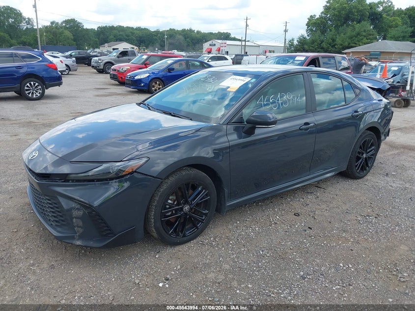 2025 Toyota Camry VIN 4T1DBADK4SU004573 IAAI salvage auction — REAR END, Salvage Title, sold $12,600 on 2026-08-03 (photo 2)