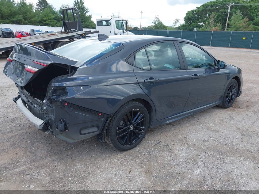 2025 Toyota Camry VIN 4T1DBADK4SU004573 IAAI salvage auction — REAR END, Salvage Title, sold $12,600 on 2026-08-03 (photo 4)