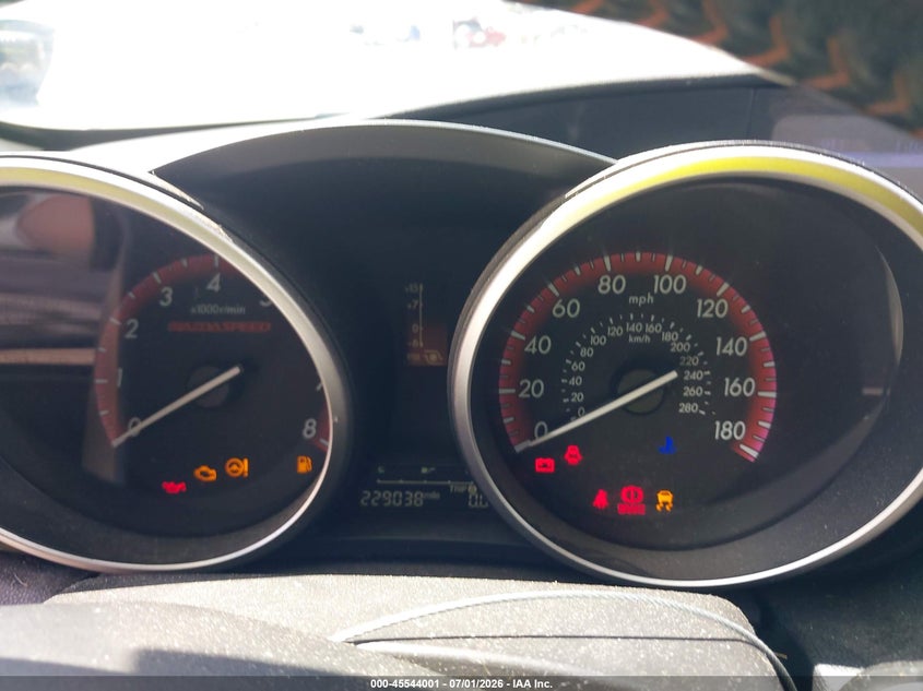 2012 Mazda VIN JM1BL1L45C1552077 IAAI salvage auction — NORMAL WEAR, Clear - Dealer Only (California), sold $375 on 2026-07-14 (photo 7)
