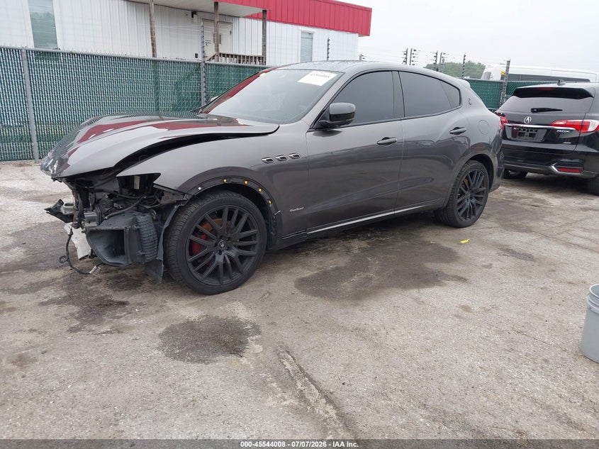 2019 Maserati Levante VIN ZN661XUS9KX333317 IAAI salvage auction — FRONT & REAR, Salvage Title, sold $2,550 on 2026-08-02 (photo 2)