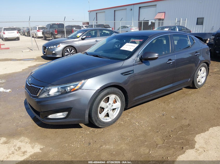 2015 Kia Optima VIN KNAGM4A73F5636197 IAAI salvage auction — LEFT REAR, Salvage (Kansas), sold $575 on 2026-07-31 (photo 2)