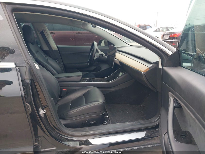 2019 Tesla Model 3 VIN 5YJ3E1EA0KF306027 IAAI salvage auction — LEFT REAR, Salvage (Texas), sold $25 on 2026-07-09 (photo 5)