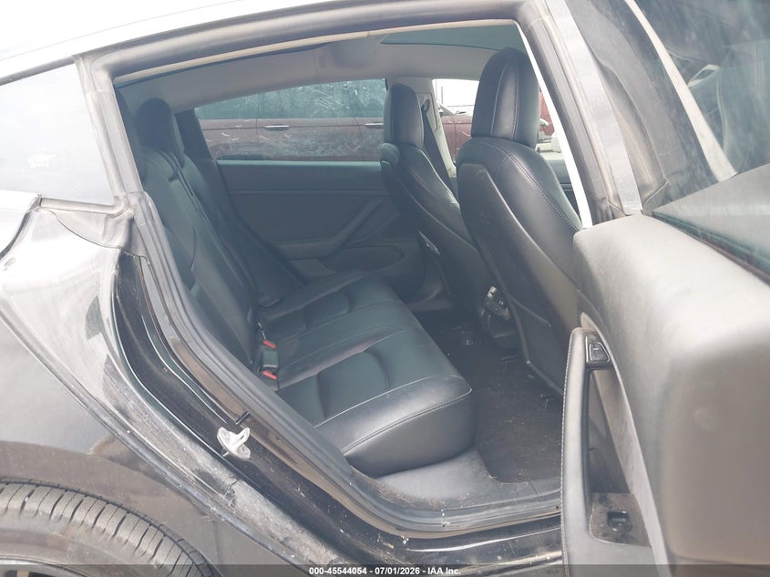 2019 Tesla Model 3 VIN 5YJ3E1EA0KF306027 IAAI salvage auction — LEFT REAR, Salvage (Texas), sold $25 on 2026-07-09 (photo 8)
