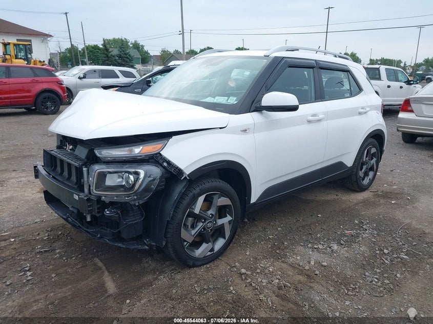 2023 Hyundai Venue VIN KMHRC8A33PU211262 IAAI salvage auction — FRONT END, Salvage Title, sold $3,050 on 2026-08-01 (photo 2)