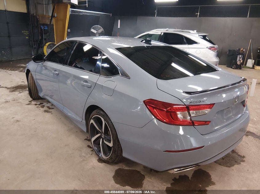 2021 Honda Accord VIN 1HGCV2F30MA029642 IAAI salvage auction — FRONT END, Mv-907A (New York), sold $9,100 on 2026-07-31 (photo 3)