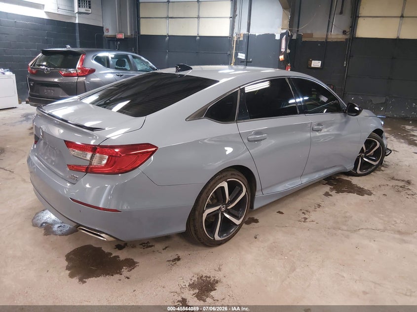 2021 Honda Accord VIN 1HGCV2F30MA029642 IAAI salvage auction — FRONT END, Mv-907A (New York), sold $9,100 on 2026-07-31 (photo 4)