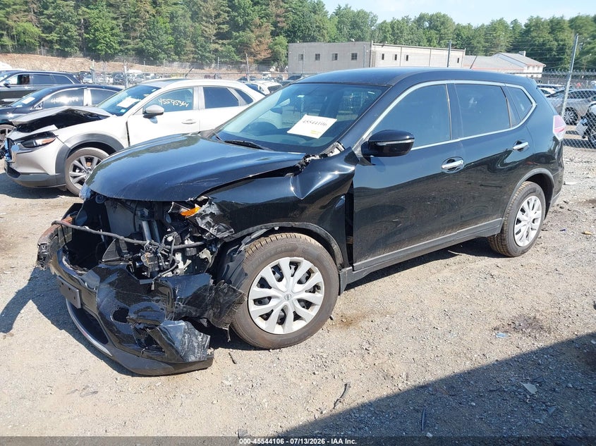 2015 Nissan Rogue VIN KNMAT2MV9FP542081 IAAI salvage auction — FRONT END, Clear (Massachusetts), sold $400 on 2026-07-24 (photo 2)