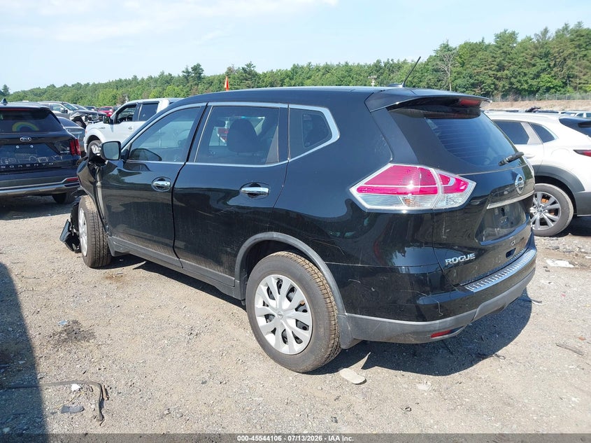 2015 Nissan Rogue VIN KNMAT2MV9FP542081 IAAI salvage auction — FRONT END, Clear (Massachusetts), sold $400 on 2026-07-24 (photo 3)