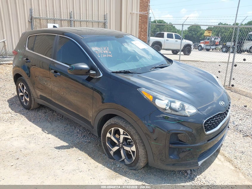2020 Kia Sportage VIN KNDPM3AC1L7805322 IAAI salvage auction — SIDE, Salvage (North Carolina), sold $3,550 on 2026-07-23 (photo 1)