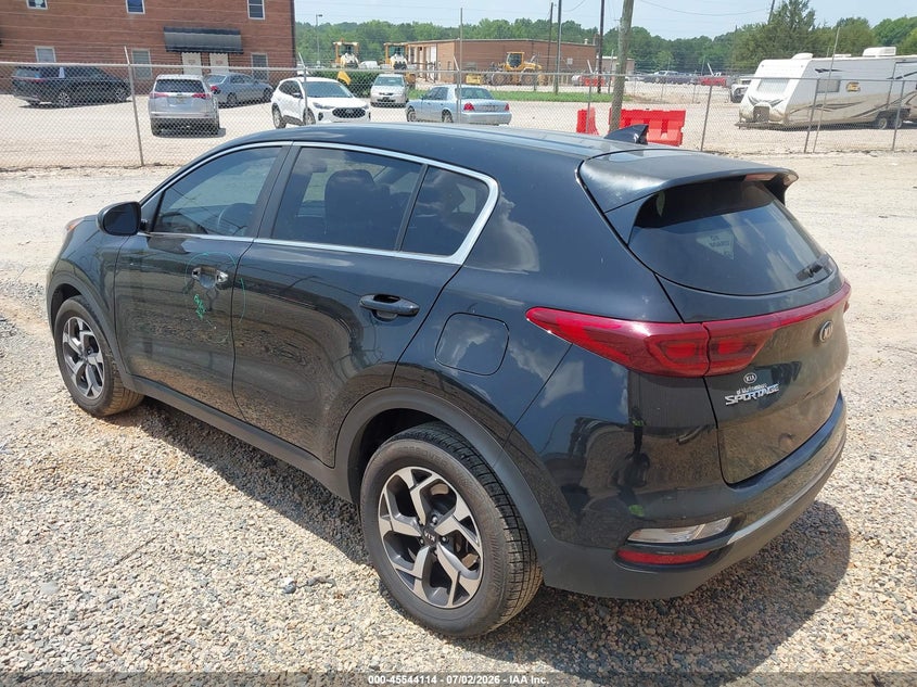 2020 Kia Sportage VIN KNDPM3AC1L7805322 IAAI salvage auction — SIDE, Salvage (North Carolina), sold $3,550 on 2026-07-23 (photo 3)