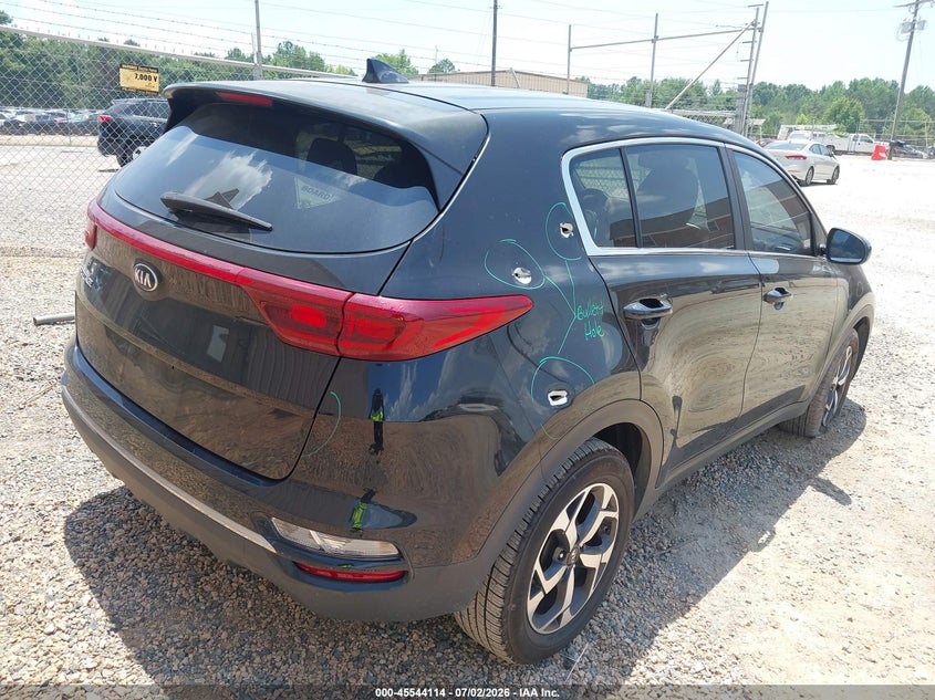 2020 Kia Sportage VIN KNDPM3AC1L7805322 IAAI salvage auction — SIDE, Salvage (North Carolina), sold $3,550 on 2026-07-23 (photo 4)