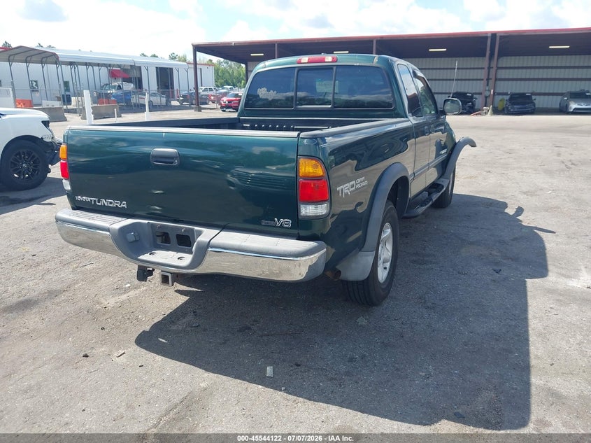 2002 Toyota Tundra VIN 5TBRT34112S226804 IAAI salvage auction — FRONT END, Rebuildable (Florida), sold $2,150 on 2026-07-28 (photo 4)
