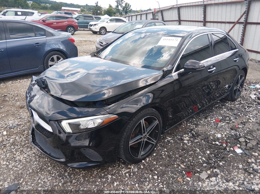 2020 Mercedes-benz A-klasse VIN W1K3G4EB5LJ205652 IAAI salvage auction — FRONT END, Salvage (Arkansas), sold $5,500 on 2026-07-26 (photo 2)