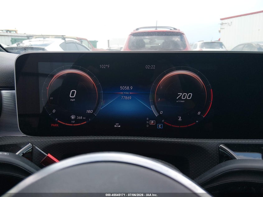 2020 Mercedes-benz A-klasse VIN W1K3G4EB5LJ205652 IAAI salvage auction — FRONT END, Salvage (Arkansas), sold $5,500 on 2026-07-26 (photo 7)