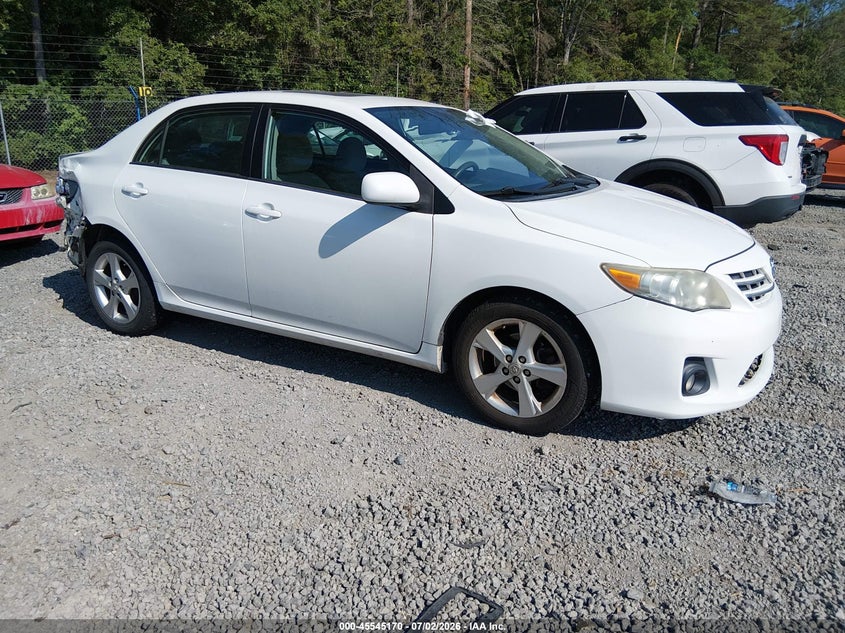 2013 Toyota Corolla VIN 5YFBU4EE4DP106777 IAAI salvage auction — REAR END, Salvage Title, sold $1,950 on 2026-08-02 (photo 1)