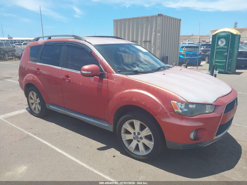 2011 Mitsubishi Outlander VIN JA4AS3AW9BU018361 IAAI salvage auction — NORMAL WEAR, Clear (Hawaii), sold $225 on 2026-07-14 (photo 1)