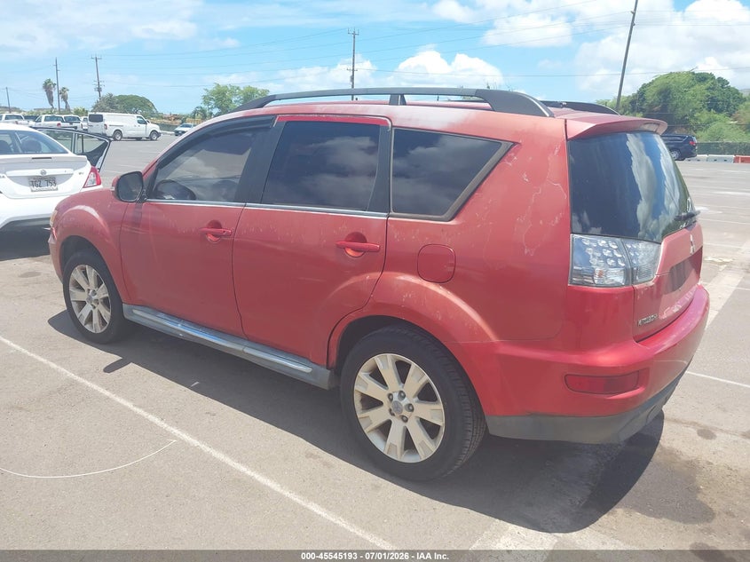 2011 Mitsubishi Outlander VIN JA4AS3AW9BU018361 IAAI salvage auction — NORMAL WEAR, Clear (Hawaii), sold $225 on 2026-07-14 (photo 3)