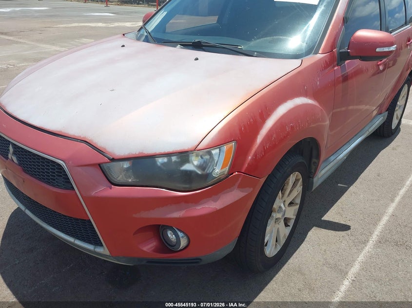 2011 Mitsubishi Outlander VIN JA4AS3AW9BU018361 IAAI salvage auction — NORMAL WEAR, Clear (Hawaii), sold $225 on 2026-07-14 (photo 6)