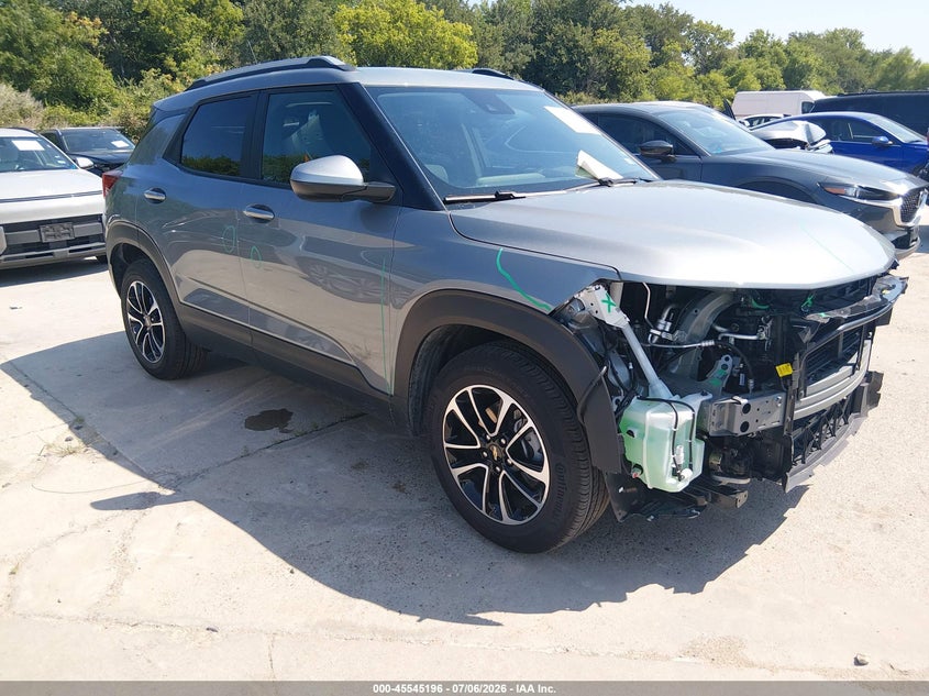 2026 Chevrolet Trailblazer VIN KL79MPSL1TB167808 IAAI salvage auction — FRONT END, Enterprise Vehicles Clear Only (Texas), sold $16,050 on 2026-07-13 (photo 1)