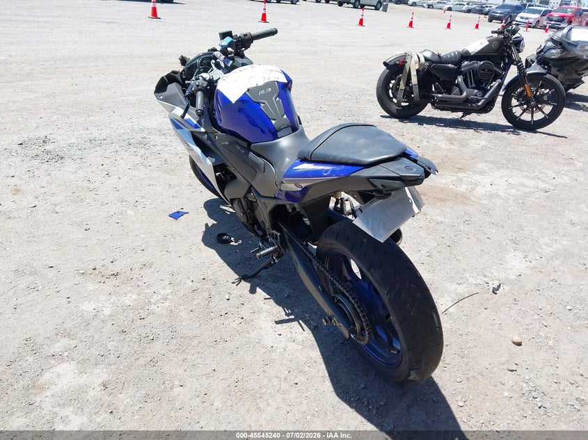 2015 Yamaha Yzf VIN MH3RH06Y9FK009212 IAAI salvage auction — FRONT END, Salvage (California), sold $725 on 2026-07-15 (photo 3)