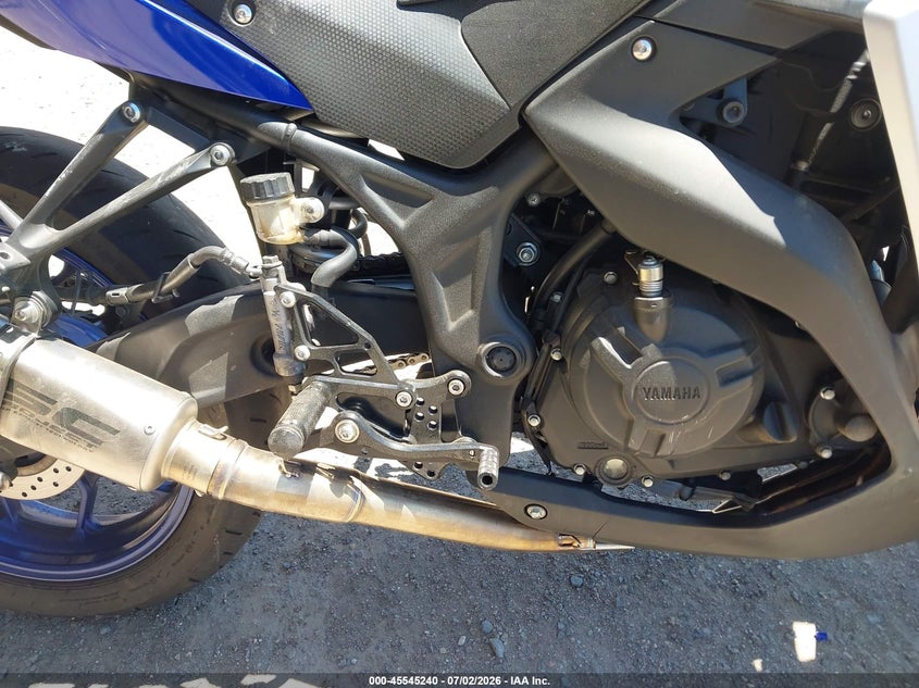2015 Yamaha Yzf VIN MH3RH06Y9FK009212 IAAI salvage auction — FRONT END, Salvage (California), sold $725 on 2026-07-15 (photo 8)