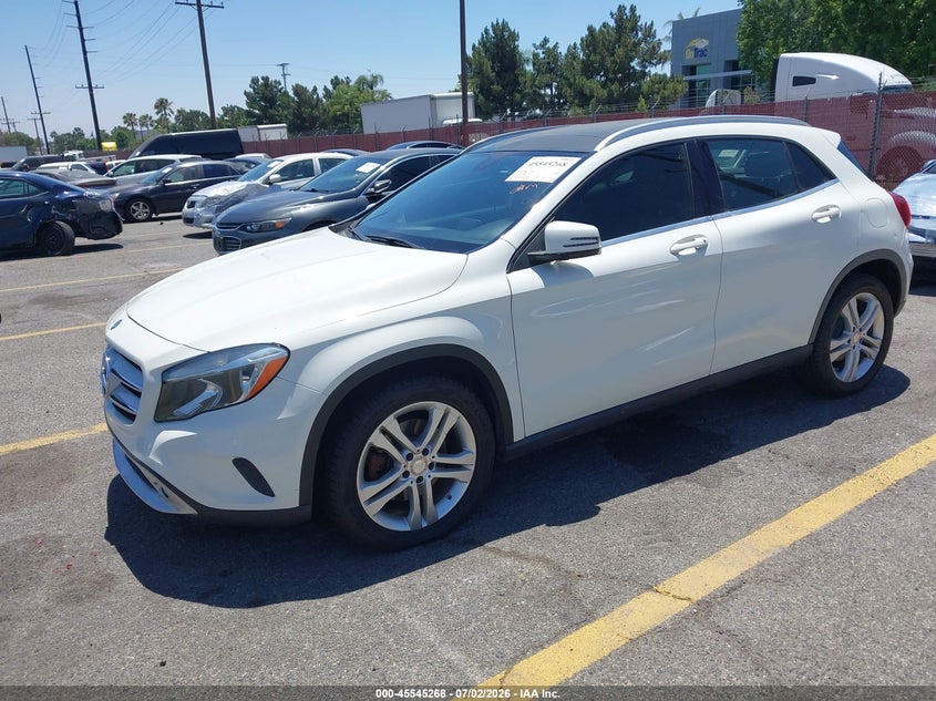 2015 Mercedes-benz Gla-class VIN WDCTG4GB8FJ077333 IAAI salvage auction — NORMAL WEAR, Clear - Dealer Only (California), sold $950 on 2026-07-21 (photo 2)