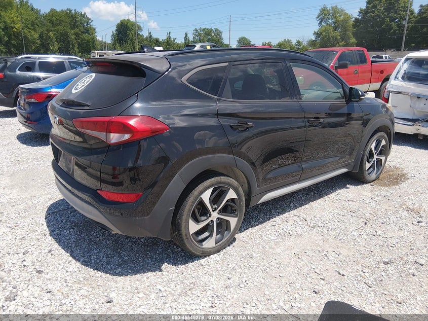 2018 Hyundai Tucson VIN KM8J33A24JU737267 IAAI salvage auction — NORMAL WEAR, Clear (Missouri), sold $50 on 2026-07-27 (photo 4)