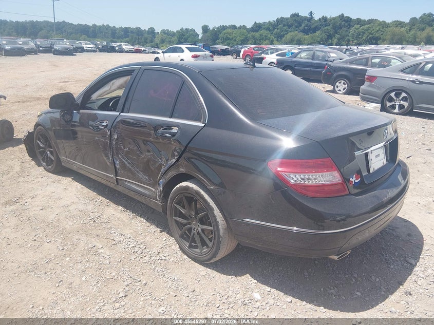 2009 Mercedes-benz C class VIN WDDGF81X79R050271 IAAI salvage auction — LEFT FRONT, Salvage (Pennsylvania), sold $275 on 2026-07-22 (photo 3)