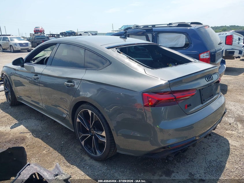 2025 Audi S5 VIN WAUB4CF58SA003949 IAAI salvage auction — HAIL, Clear (Oklahoma), sold $18,100 on 2026-09-08 (photo 3)