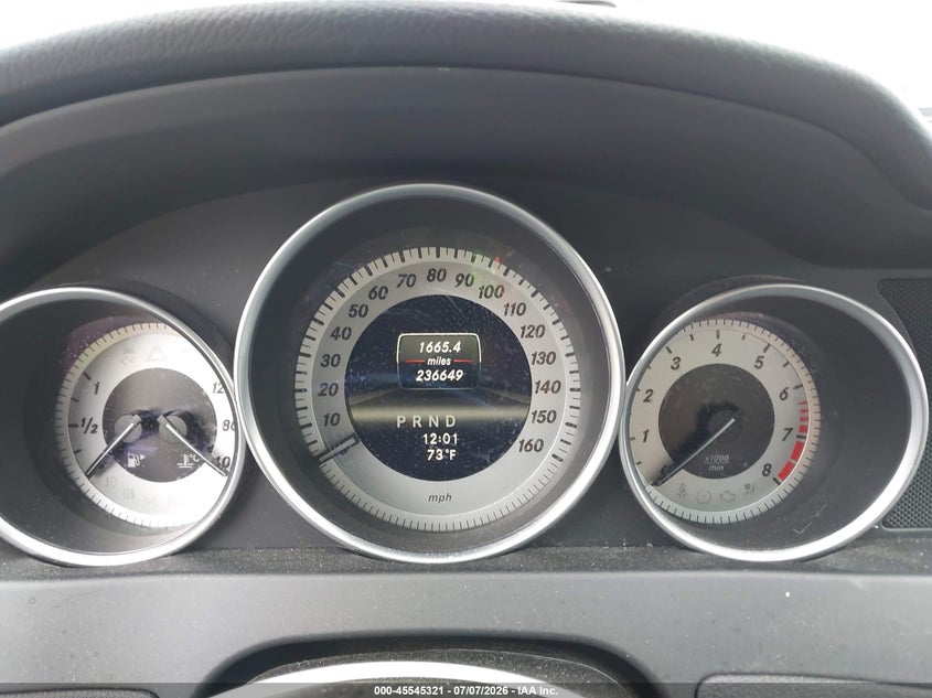 2013 Mercedes-benz C-klasse VIN WDDGF8AB7DR253254 IAAI salvage auction — WATER/FLOOD, Salvage (New Jersey), sold $975 on 2026-07-31 (photo 7)