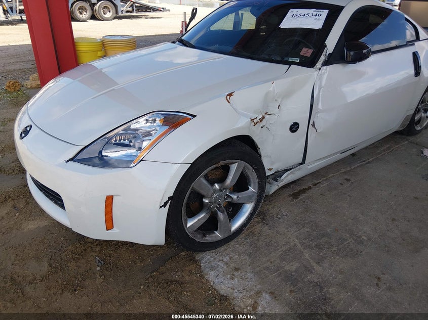 2003 Nissan 350z VIN JN1AZ34EX3T010722 IAAI salvage auction — LEFT FRONT, Rebuildable (Florida), sold $525 on 2026-07-17 (photo 6)