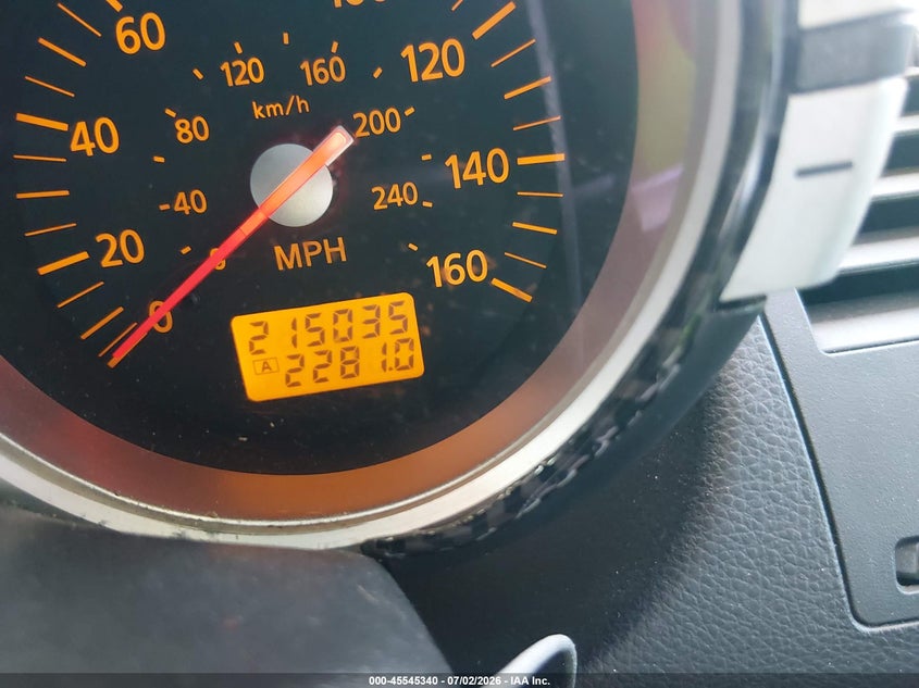 2003 Nissan 350z VIN JN1AZ34EX3T010722 IAAI salvage auction — LEFT FRONT, Rebuildable (Florida), sold $525 on 2026-07-17 (photo 7)
