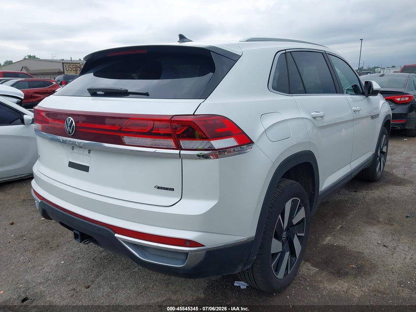 2025 Volkswagen Atlas cross sport VIN 1V2BE2CA6SC228952 IAAI salvage auction — FRONT END, Clear (Michigan), sold $7,800 on 2026-07-23 (photo 4)