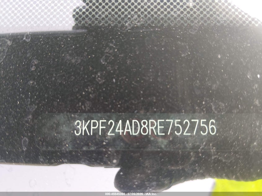 2024 Kia Forte VIN 3KPF24AD8RE752756 IAAI salvage auction — FRONT END, Enterprise Vehicles Clear Only (Texas), sold $8,600 on 2026-07-13 (photo 9)