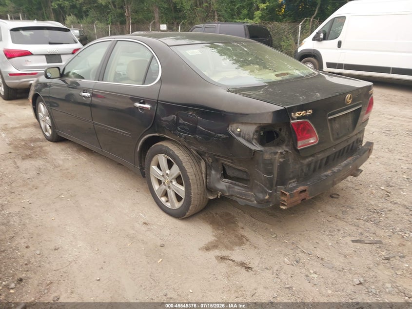2005 Lexus Es 330 VIN JTHBA30G955069119 IAAI salvage auction — REAR END, Salvage (Rhode Island), sold $225 on 2026-08-01 (photo 3)