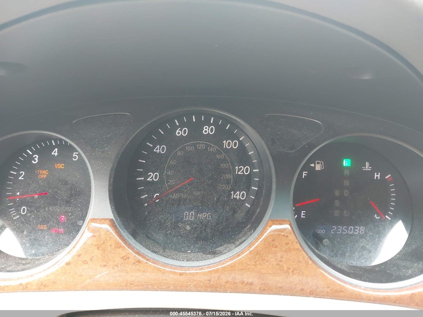 2005 Lexus Es 330 VIN JTHBA30G955069119 IAAI salvage auction — REAR END, Salvage (Rhode Island), sold $225 on 2026-08-01 (photo 7)