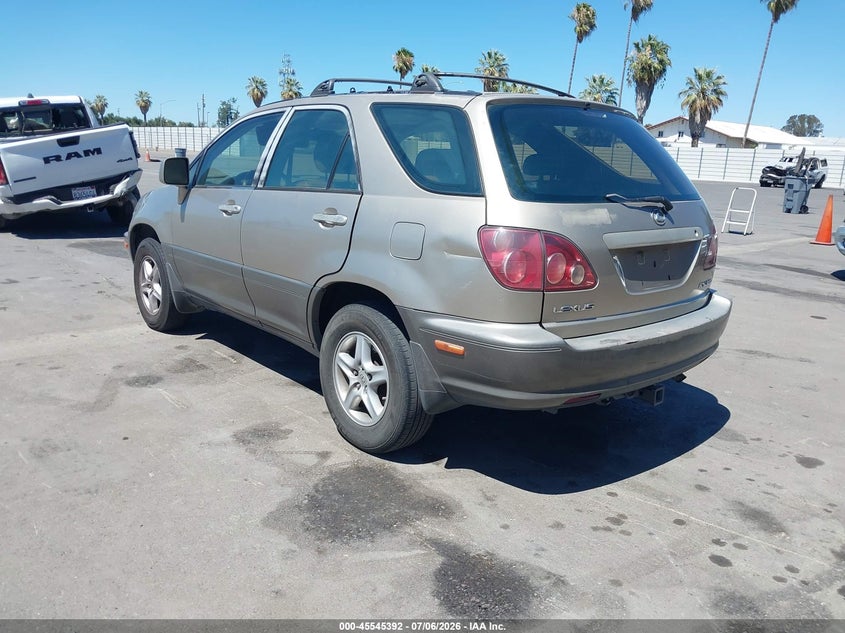 1999 Lexus Rx 300 VIN JT6HF10U4X0024622 IAAI salvage auction — NORMAL WEAR, Clear - Dealer Only (California), sold $625 on 2026-07-14 (photo 3)